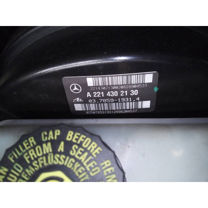Recambio de servofreno para mercedes-benz clase s (w221) berlina 320 / 350 cdi 4-matic (221.080) referencia OEM IAM A2214302130 