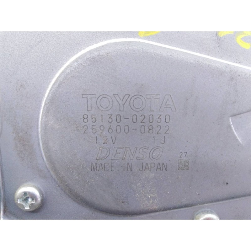 Recambio de motor limpia trasero para toyota auris sol referencia OEM IAM 8513002030  E2-B4-4-2