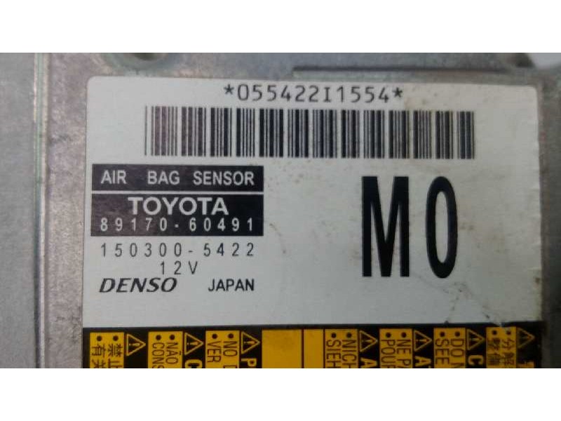 Recambio de centralita airbag para toyota land cruiser (j15) basis referencia OEM IAM 8917060491  E3-B2-13-3