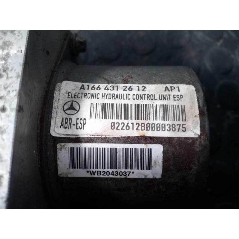 Recambio de abs para mercedes-benz clase m (w166) ml 350 bluetec (166.004) referencia OEM IAM A1669014100 A1664312612 P3-A8-14-3