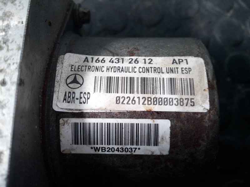 Recambio de abs para mercedes-benz clase m (w166) ml 350 bluetec (166.004) referencia OEM IAM A1669014100 A1664312612 P3-A8-14-3