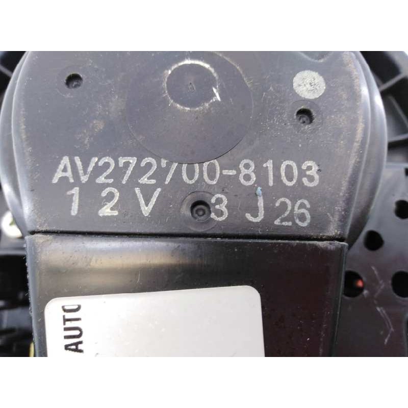 Recambio de ventilador calefaccion para toyota auris sol referencia OEM IAM AV2727008103  E2-B4-4-2
