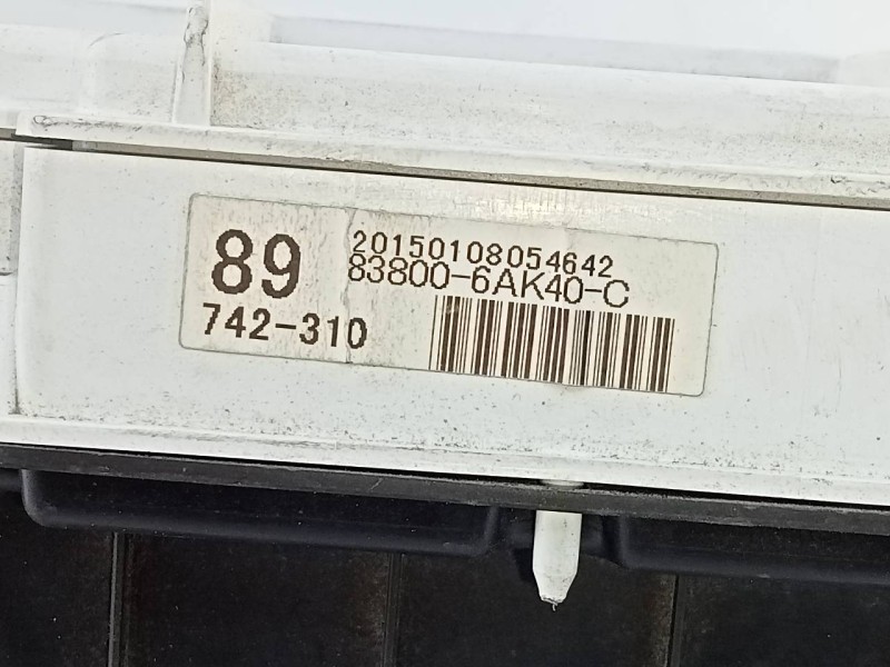 Recambio de cuadro instrumentos para toyota land cruiser (j15) basis referencia OEM IAM 20150108054642 838006AK40C E3-B2-9-3