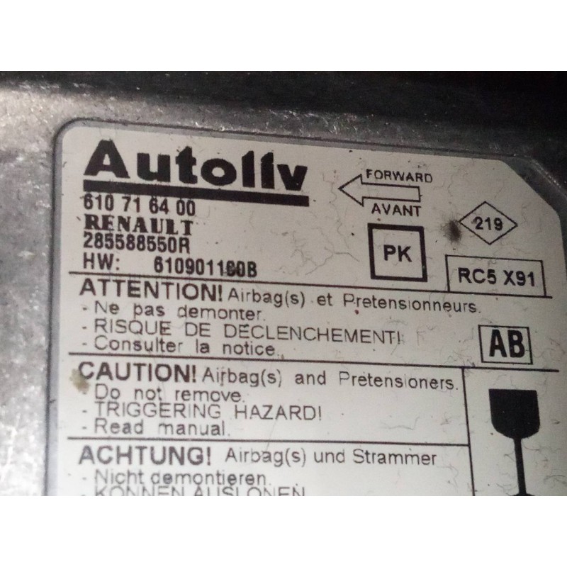 Recambio de kit airbag para renault laguna coupe gt referencia OEM IAM 285588550R 610716400 