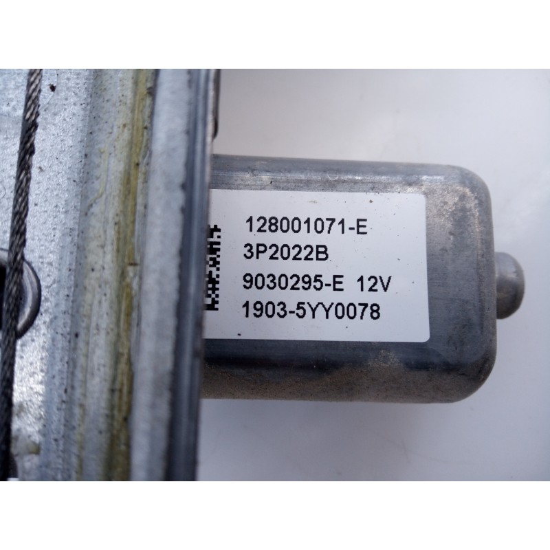 Recambio de elevalunas delantero derecho para dacia lodgy ambiance referencia OEM IAM 128001071E 3P2022B E1-A1-40-1