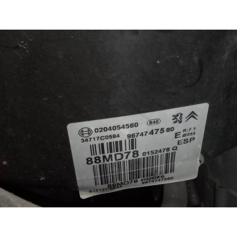 Recambio de servofreno para citroën c4 lim. seduction referencia OEM IAM 9674747580  