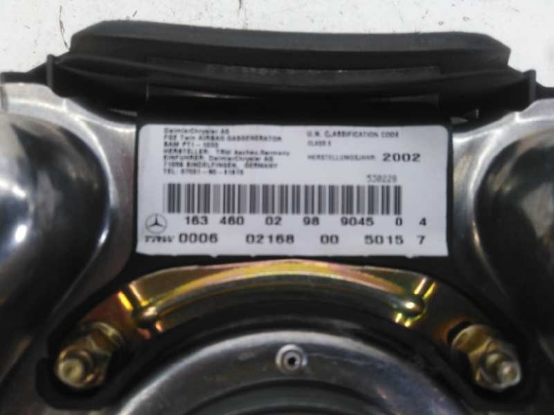 Recambio de airbag delantero izquierdo para mercedes-benz clase m (w163) 270 cdi (163.113) referencia OEM IAM 1634600298 0021680