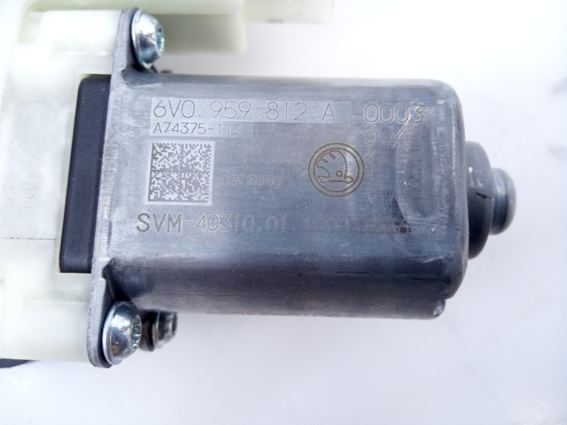 Recambio de elevalunas trasero derecho para skoda fabia active referencia OEM IAM 6V0959812A  E1-A5-36-2