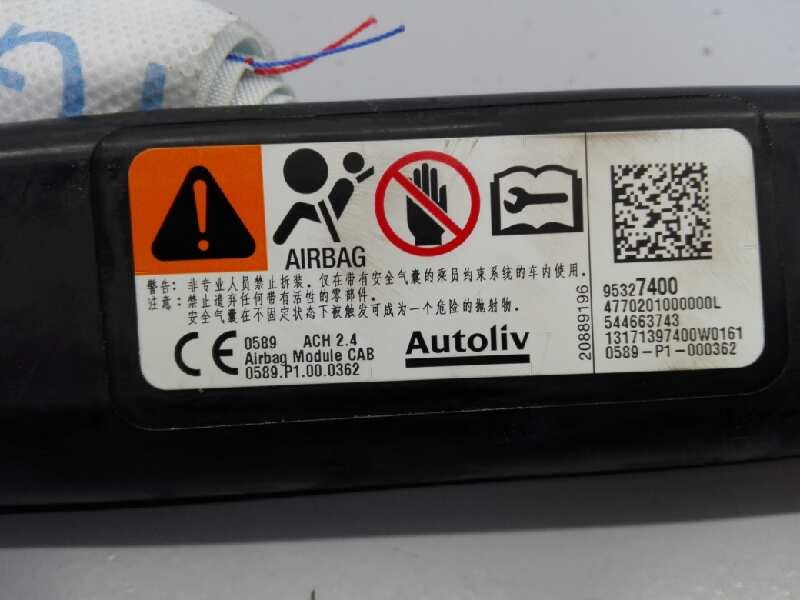 Recambio de airbag cortina delantero izquierdo para opel mokka x selective referencia OEM IAM 95327400 4770201000000L E2-B6-64-1