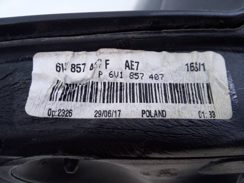 Recambio de retrovisor izquierdo electrico para skoda fabia active referencia OEM IAM 6V857407F  E1-A5-47-2