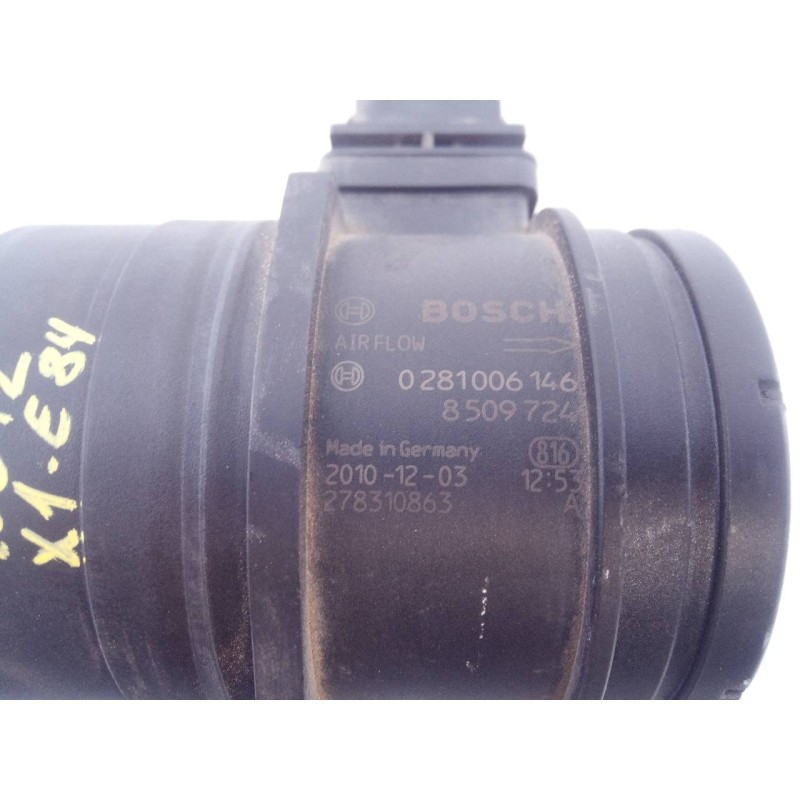 Recambio de caudalimetro para bmw x1 (e84) sdrive 18d referencia OEM IAM 0281006146 8509724 E3-A2-26-1