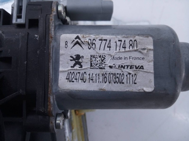 Recambio de elevalunas trasero derecho para citroën c-elysée exclusive referencia OEM IAM 9677417480  E1-A4-36-2