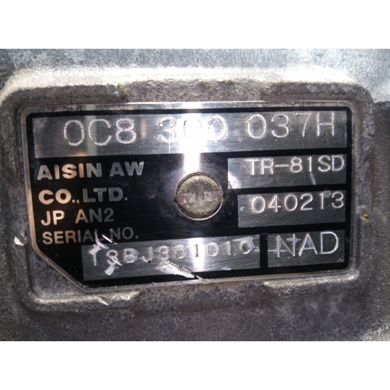 Recambio de caja cambios para porsche cayenne (typ 92aa) diesel platinum edition referencia OEM IAM NAD 0C8300037H M1-A1-78