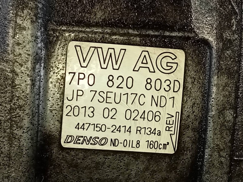 Recambio de compresor aire acondicionado para porsche cayenne (typ 92aa) diesel platinum edition referencia OEM IAM 7P0820803D 4