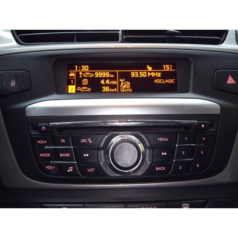 Recambio de sistema audio / radio cd para citroën c-elysée exclusive referencia OEM IAM   