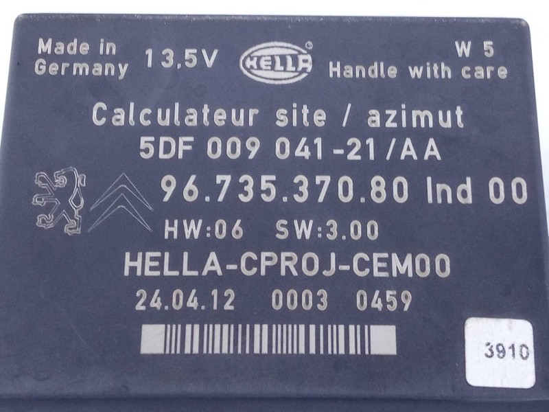 Recambio de modulo electronico para citroën c4 picasso referencia OEM IAM 9673537080  E3-B2-35-1