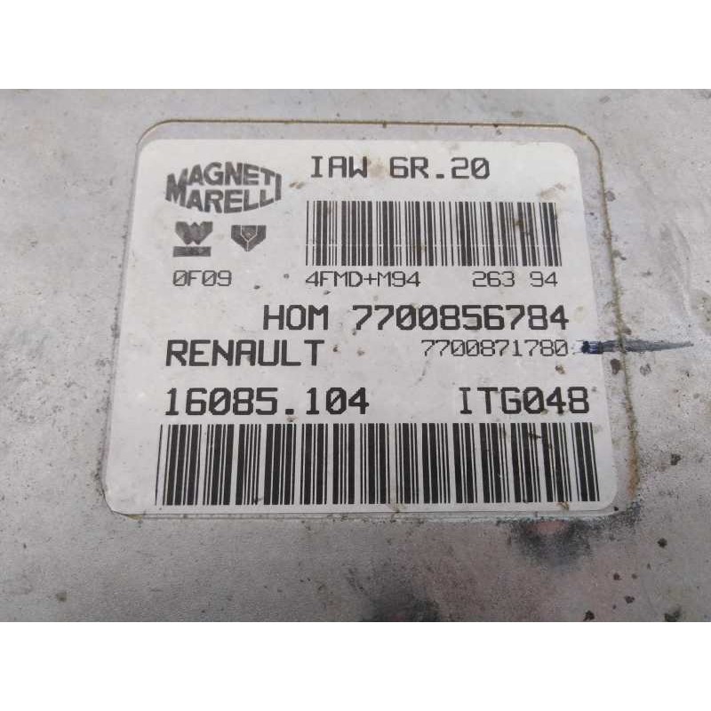 Recambio de centralita motor uce para renault twingo (co6) 1.3 wind referencia OEM IAM 7700856784 16085104 E2-A1-11-2