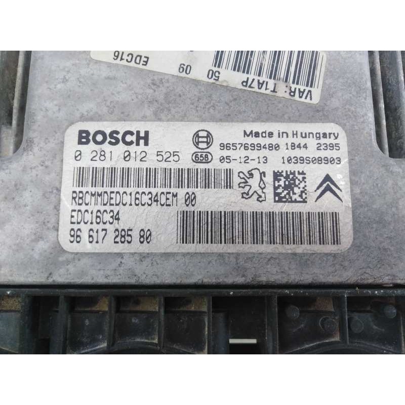 Recambio de centralita motor uce para peugeot 206 berlina e-music referencia OEM IAM 0281012525 9661728580 E3-B2-55-2