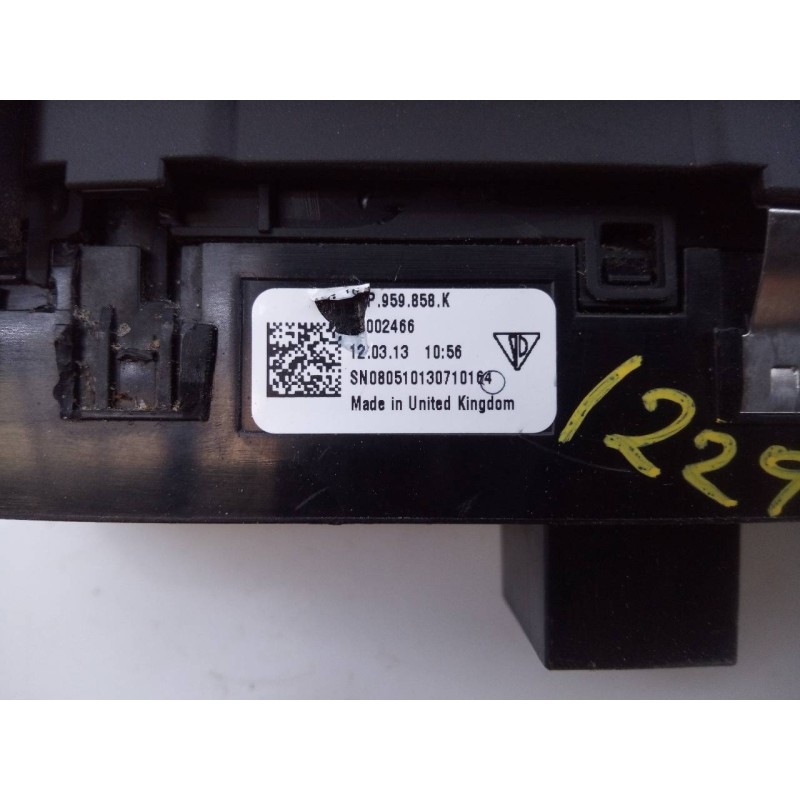 Recambio de mando elevalunas delantero izquierdo para porsche cayenne (typ 92aa) diesel platinum edition referencia OEM IAM 1P09