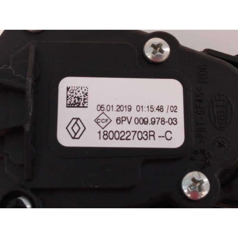 Recambio de pedal acelerador para dacia logan ii comfort referencia OEM IAM 180022703R  E2-A1-39-7
