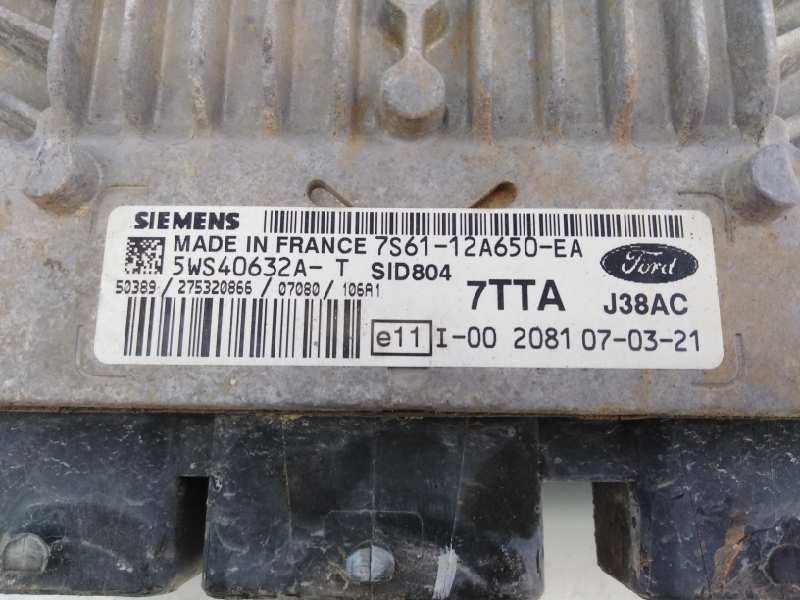 Recambio de centralita motor uce para ford fiesta (cbk) ambiente referencia OEM IAM 7S6112A650 5WS40632A E3-B3-24-1