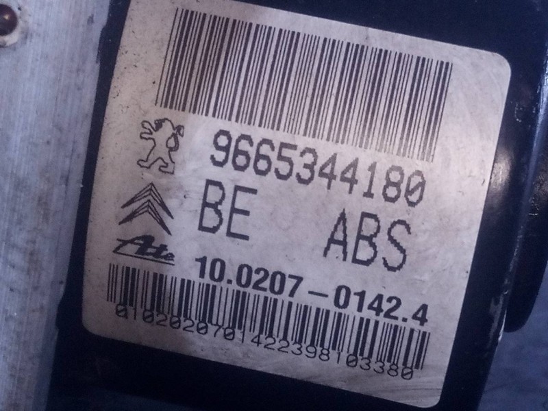 Recambio de abs para peugeot 207 active referencia OEM IAM 9665344180 10020701424 P3-A8-28-4