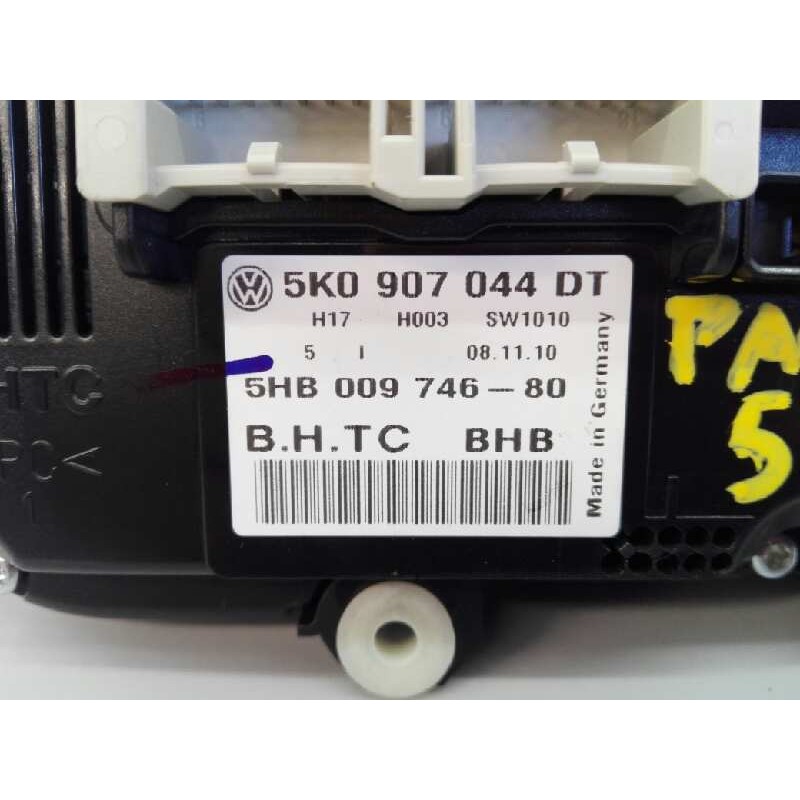 Recambio de mando climatizador para volkswagen passat lim. (362) edition bluemotion referencia OEM IAM 5K0907044DT 5HB00974680 E