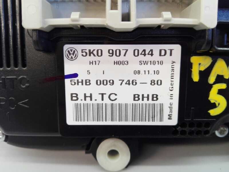 Recambio de mando climatizador para volkswagen passat lim. (362) edition bluemotion referencia OEM IAM 5K0907044DT 5HB00974680 E