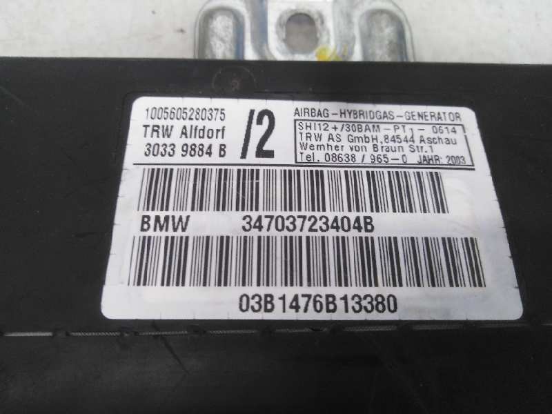Recambio de airbag lateral derecho para bmw x5 (e53) 3.0i referencia OEM IAM 34703723404B 03B1476B13380 E3-A2-44-2