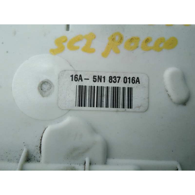 Recambio de cerradura puerta delantera derecha para volkswagen scirocco (137) 1.4 tsi (118kw) referencia OEM IAM 5N1837016A  E1-