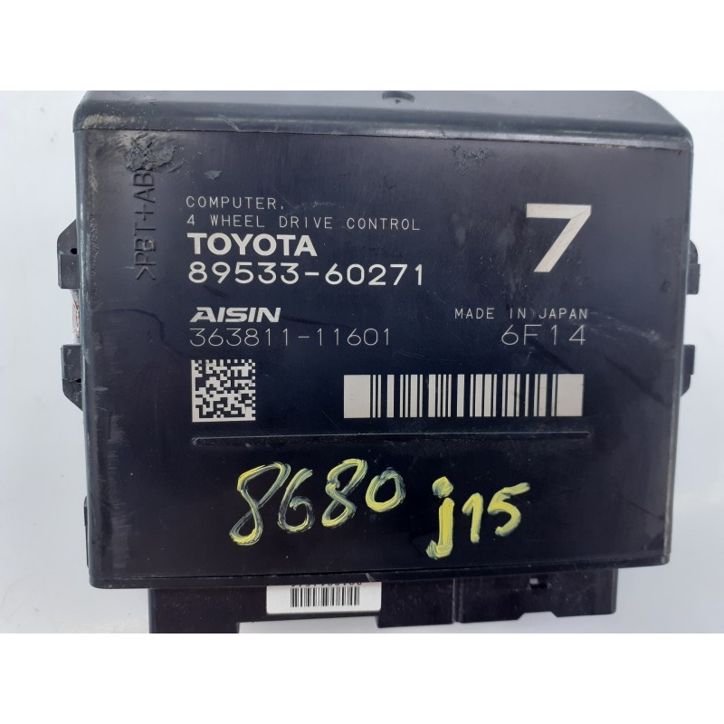 Recambio de modulo electronico para toyota land cruiser (j15) gx referencia OEM IAM 8953360271 36381111601 E3-B2-12-2