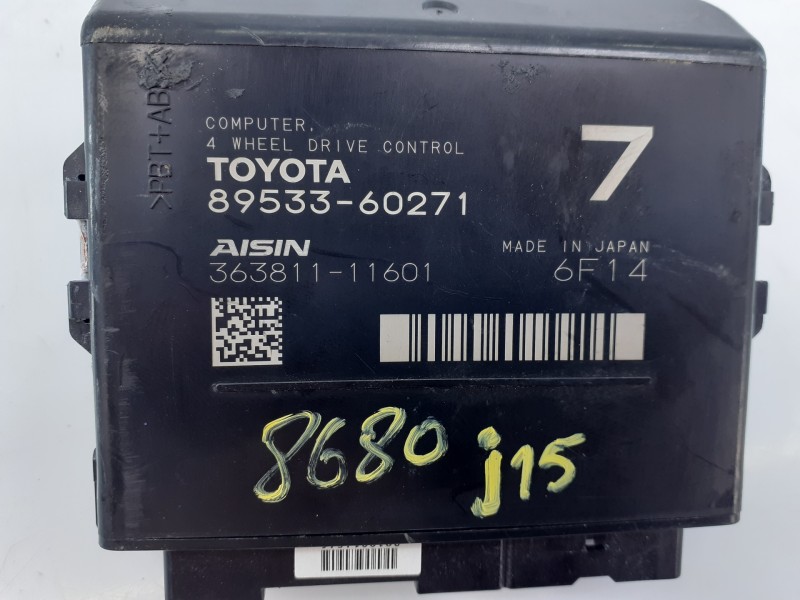 Recambio de modulo electronico para toyota land cruiser (j15) gx referencia OEM IAM 8953360271 36381111601 E3-B2-12-2