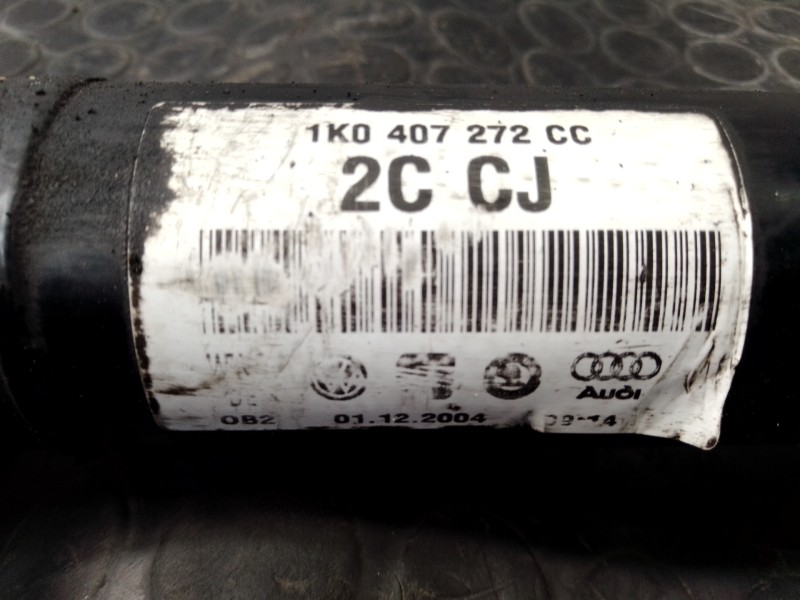 Recambio de transmision delantera derecha para volkswagen golf v berlina (1k1) highline referencia OEM IAM 1K0407272CC  P1-A6-14