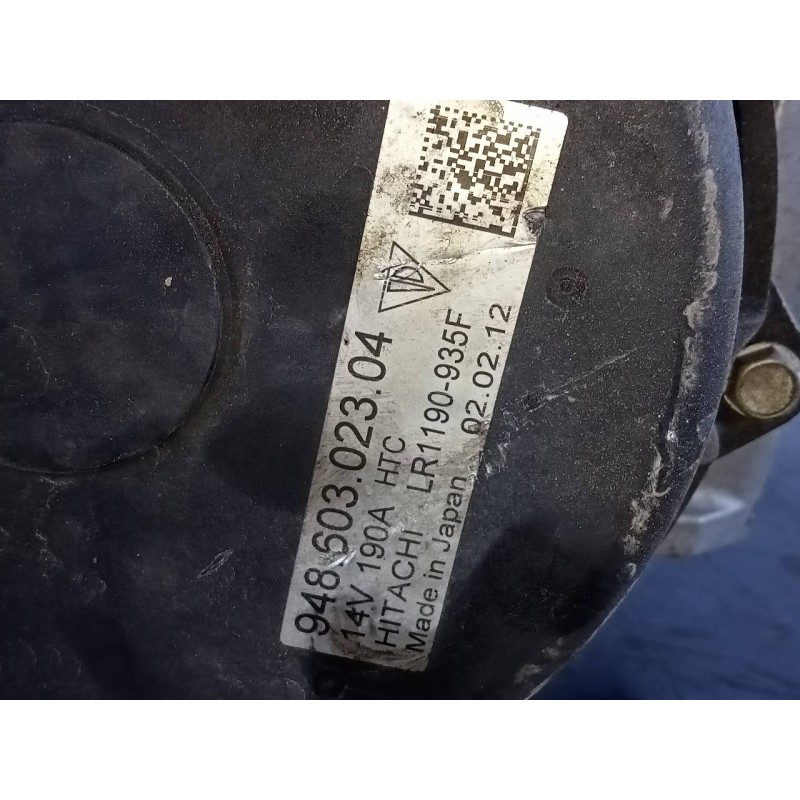 Recambio de alternador para porsche panamera 4 s referencia OEM IAM 94860302304 LR1190935F P3-B5-12-2