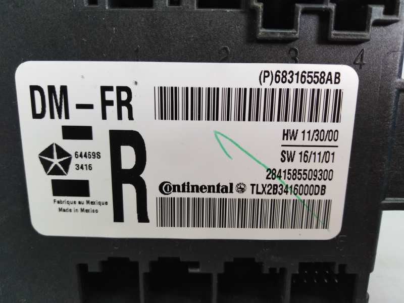 Recambio de modulo electronico para jeep gr.cherokee (wk) 3.0 crd overland referencia OEM IAM 68316558AB 64469S3R16 E3-B6-23-2