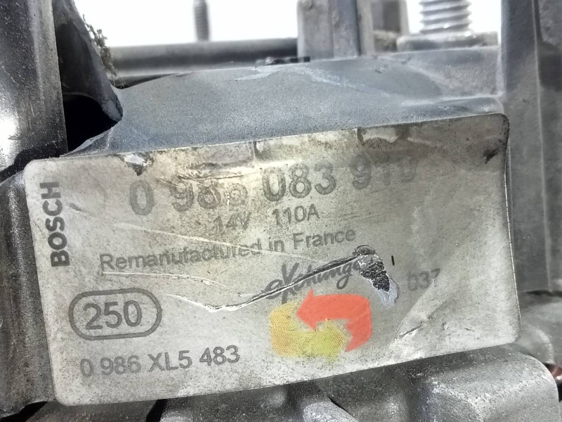 Recambio de alternador para skoda rapid active referencia OEM IAM 0986083910  P3-B5-13-2