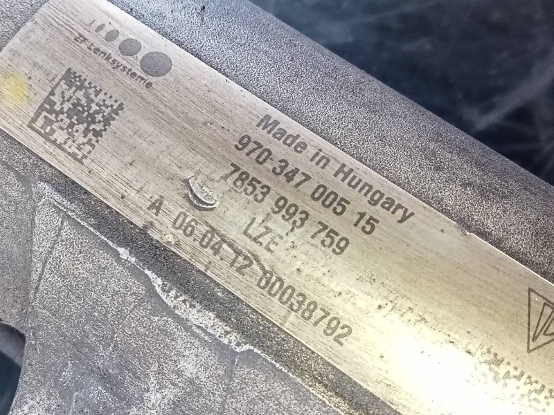 Recambio de cremallera direccion para porsche panamera 4 s referencia OEM IAM 97034700515 7853993759 P1-B8-16