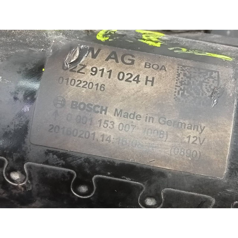 Recambio de motor arranque para skoda rapid active referencia OEM IAM 02Z911024H 20160201 P3-A10-23-1