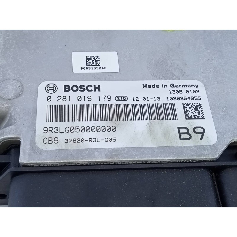 Recambio de centralita motor uce para honda civic (fk) 2.2 i-dtec sport referencia OEM IAM 9R3LG050000000 0281019179 E5-B5-19-4