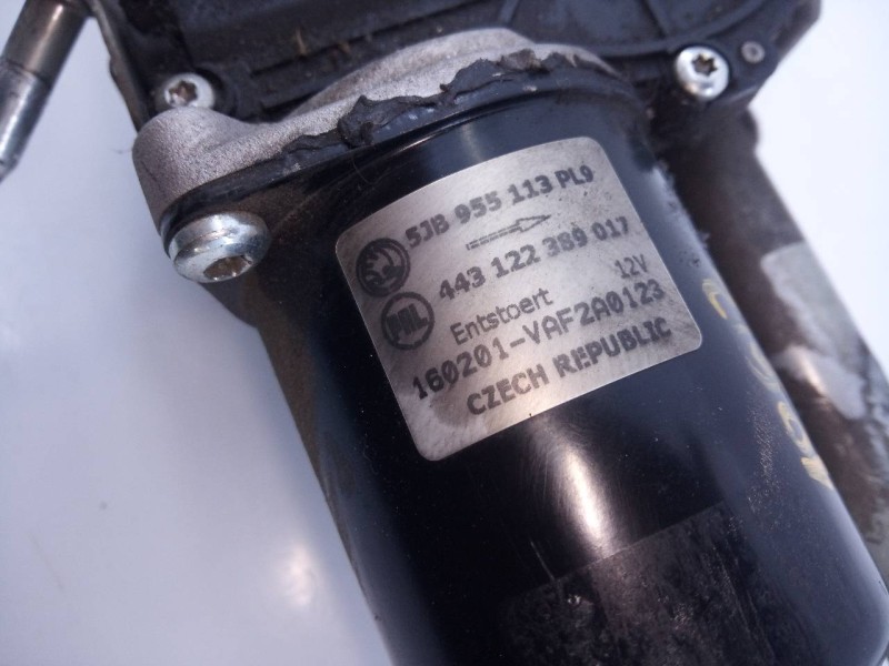 Recambio de motor limpia delantero para skoda rapid active referencia OEM IAM 5JB955113 443122389017 E1-A5-11-1