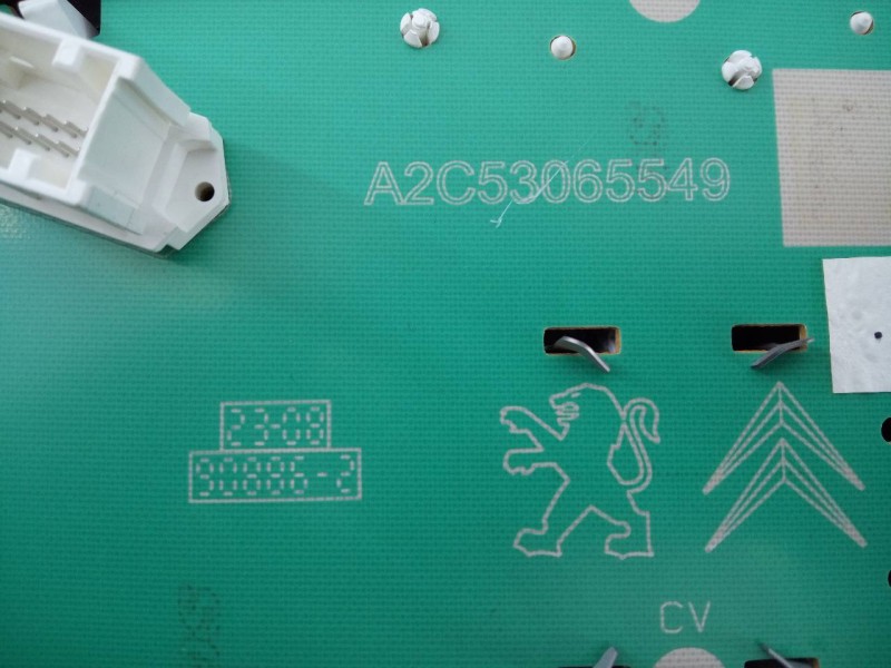 Recambio de cuadro instrumentos para peugeot 207 active referencia OEM IAM 9662904080  E3-B2-38-4