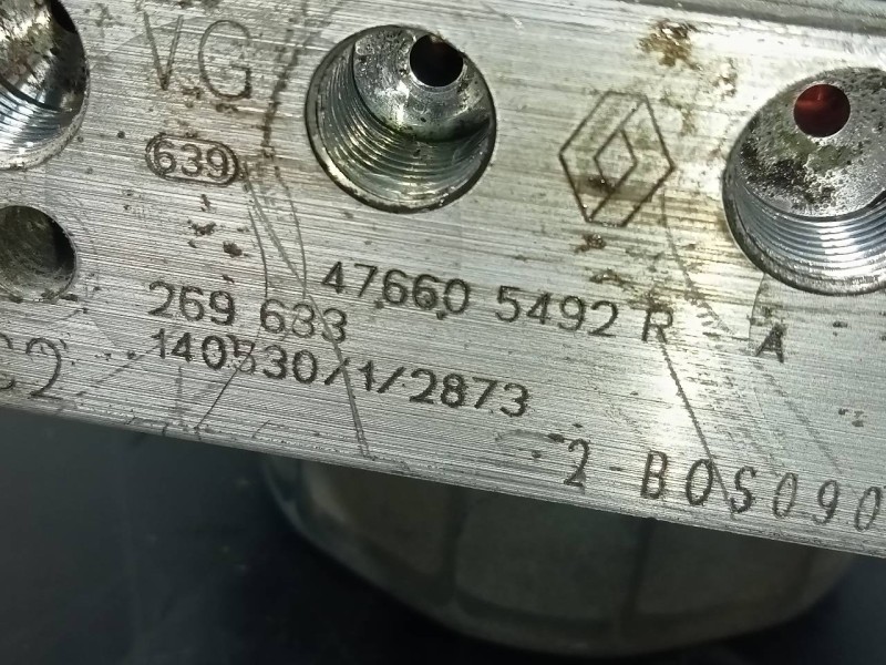 Recambio de abs para renault clio iv societé referencia OEM IAM 476605492R 14053012873 P3-B9-15-3