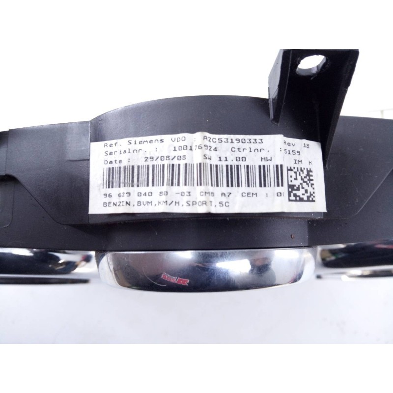 Recambio de cuadro instrumentos para peugeot 207 active referencia OEM IAM 9662904080  E3-B2-38-4
