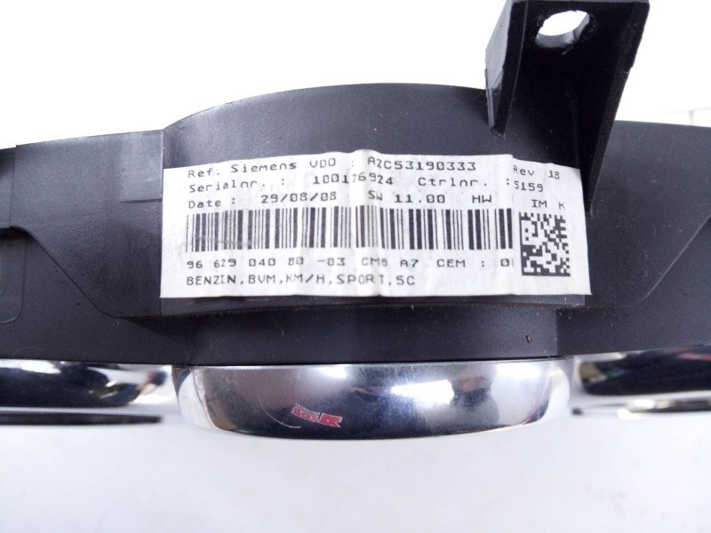 Recambio de cuadro instrumentos para peugeot 207 active referencia OEM IAM 9662904080  E3-B2-38-4