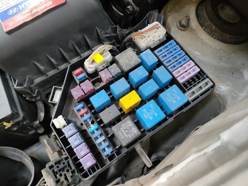 Recambio de caja reles / fusibles para hyundai tucson (jm) 2,0 crdi vgt classic 4x2 referencia OEM IAM 912262E142  