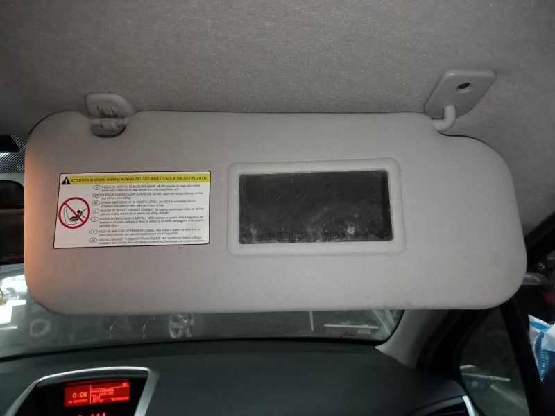 Recambio de parasol derecho para peugeot 207 active referencia OEM IAM   