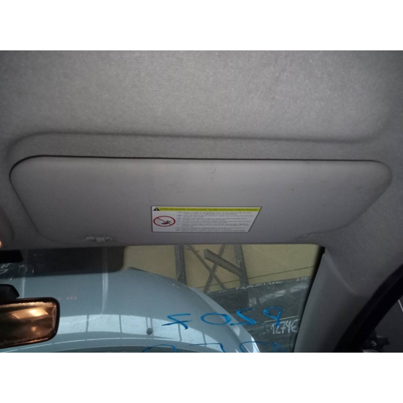 Recambio de parasol derecho para peugeot 207 active referencia OEM IAM   