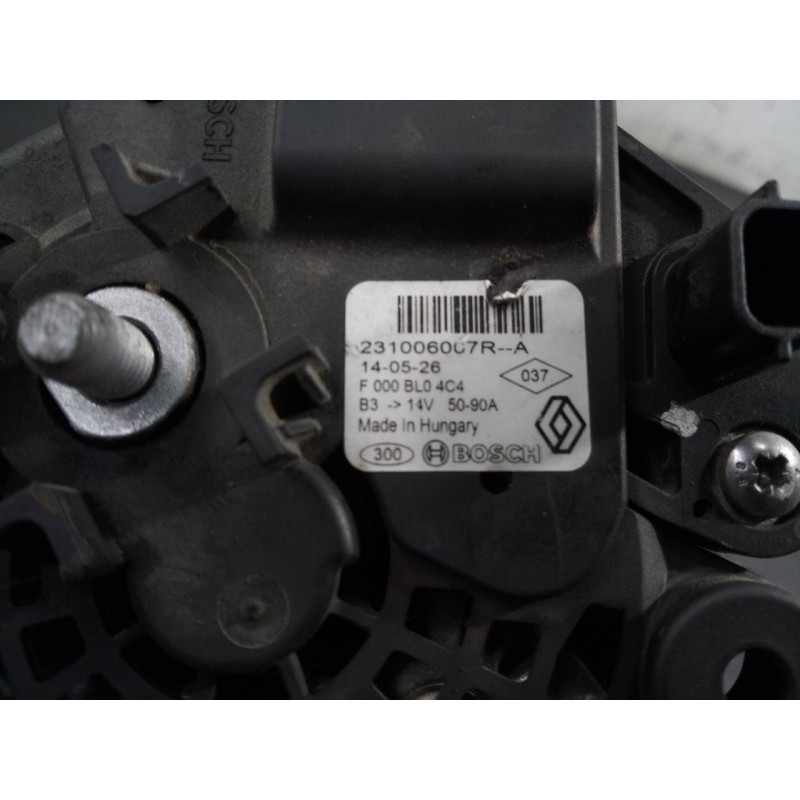 Recambio de alternador para renault clio iv societé referencia OEM IAM 231006007R F000BL04C4 P3-B6-4-5