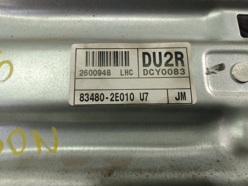 Recambio de elevalunas trasero derecho para hyundai tucson (jm) 2,0 crdi vgt classic 4x2 referencia OEM IAM 834602E000 834802E01