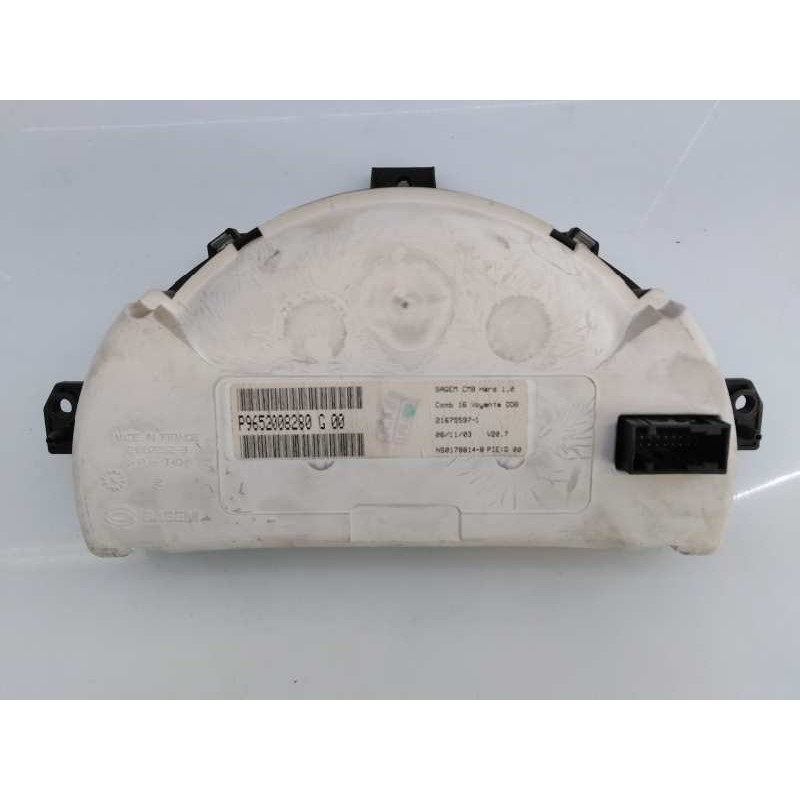 Recambio de cuadro instrumentos para citroën c3 1.4 hdi audace referencia OEM IAM 9652008280 21675597 E3-B2-23-2